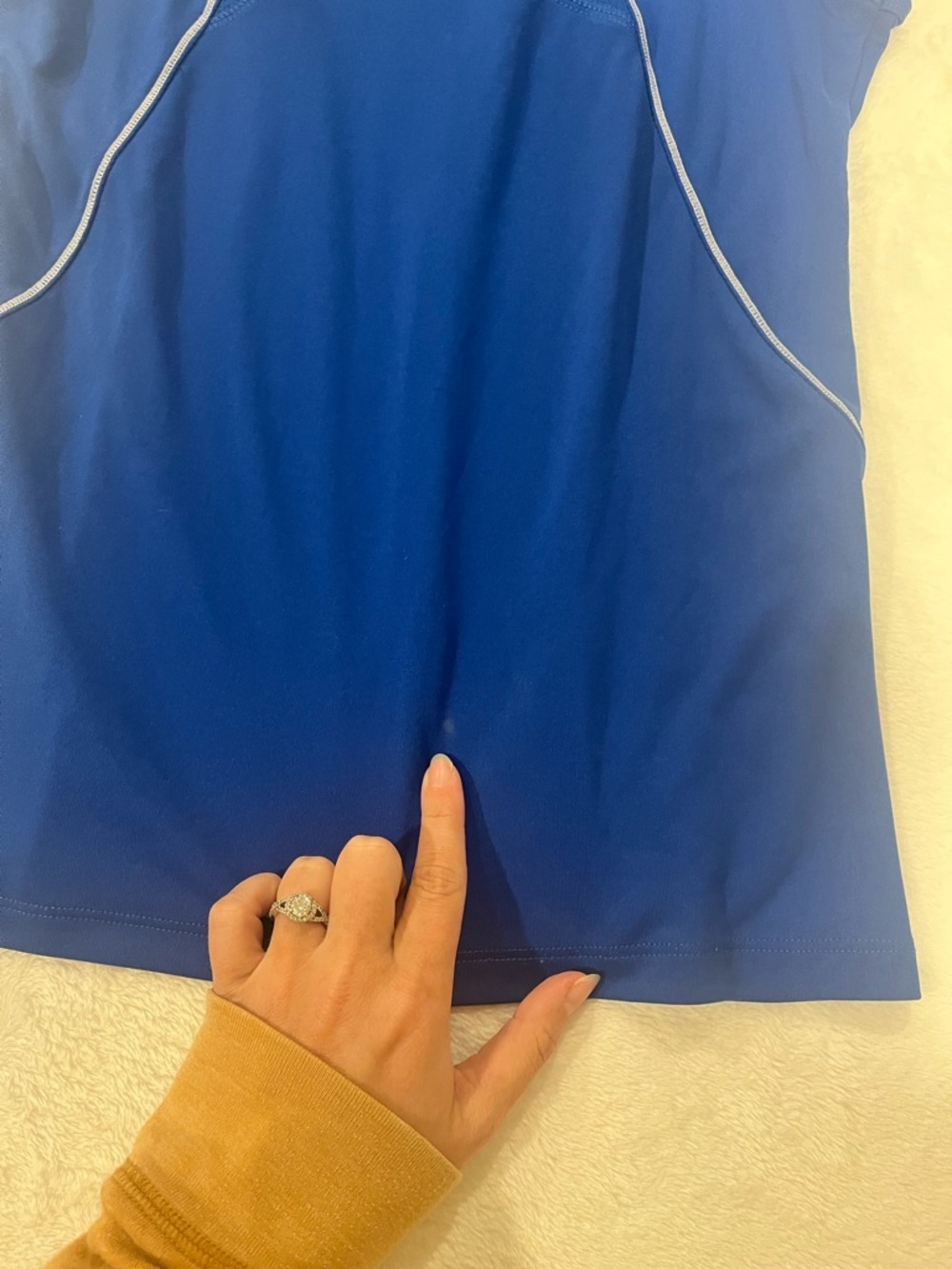 C9 by Champion Blue Active Mesh Racerback Tank Top - XS - Picture 7 of 7